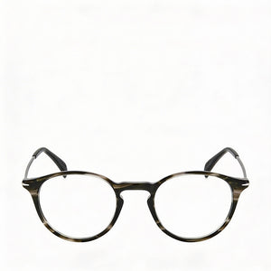 David Beckham Db 1049 Round Eyeglasses Unisex — front view, Plastic