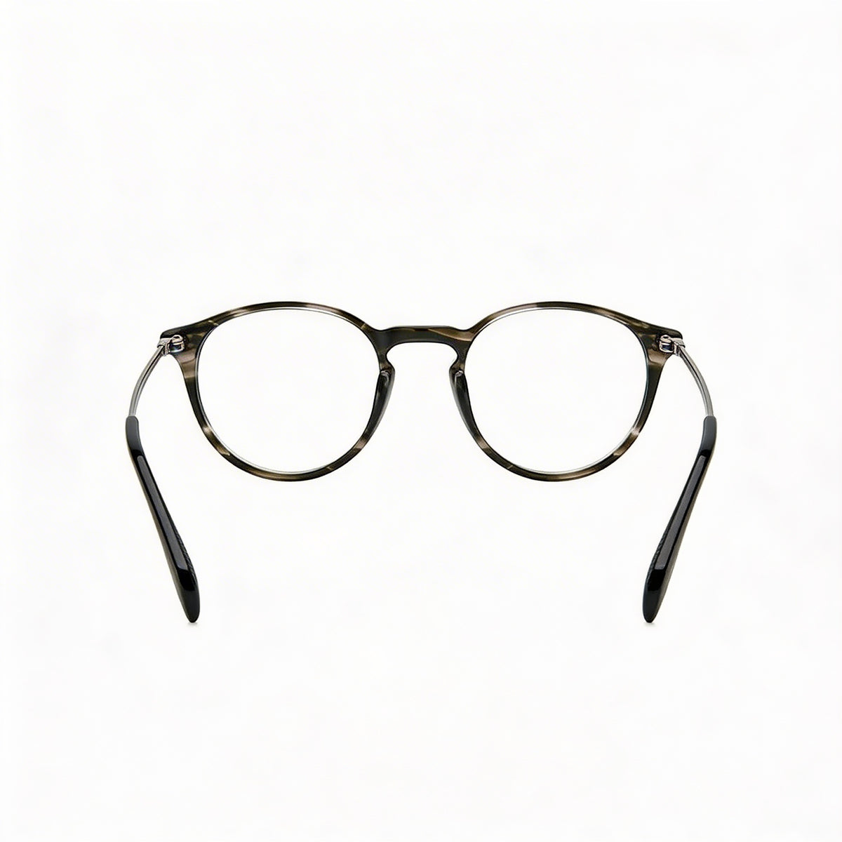 David Beckham Db 1049 Gafas Redondas Gris Cuerno Unisex, 48mm, Photo 3