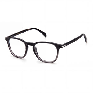 David Beckham Db 1050 Black Rectangle Eyeglasses Unisex, Plastic frame