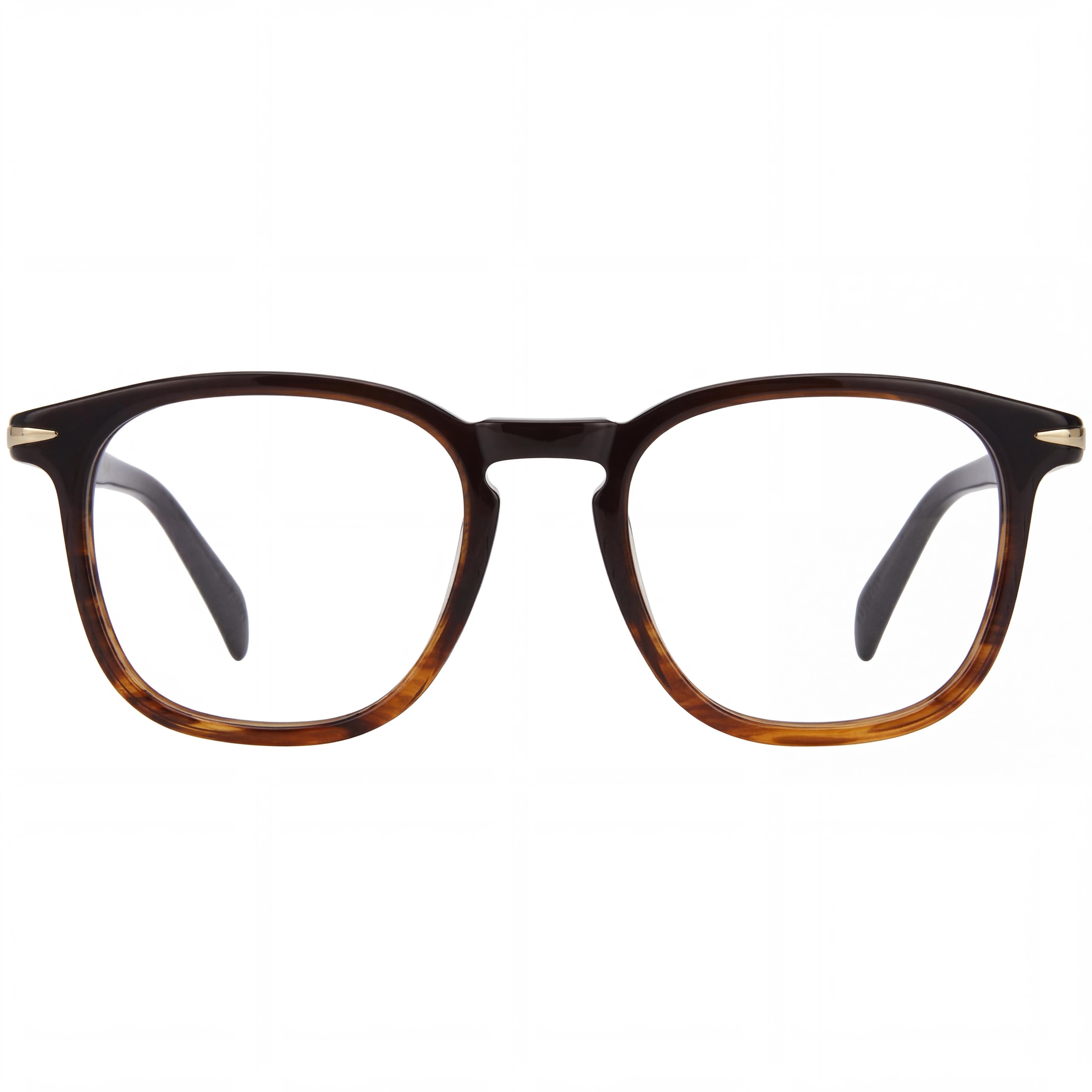 Gafas Unisex Rectangulares Marrones David Beckham DB 1050, Photo 2