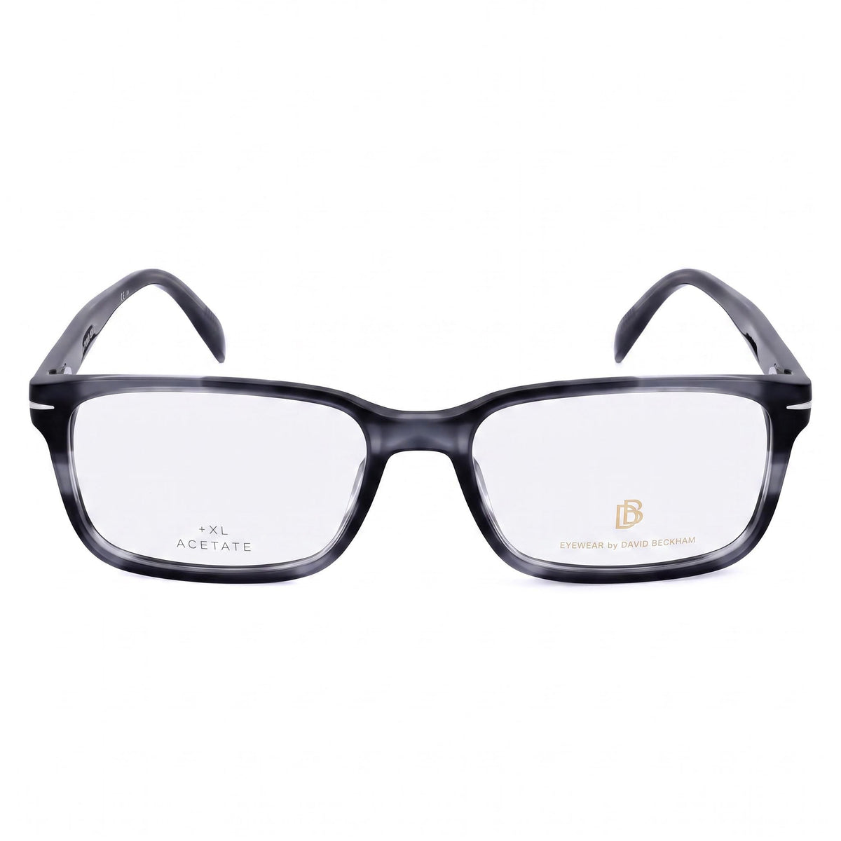 David Beckham Db 1065 Grey Horn Rectangle Eyeglasses Unisex, 56mm, Photo 2
