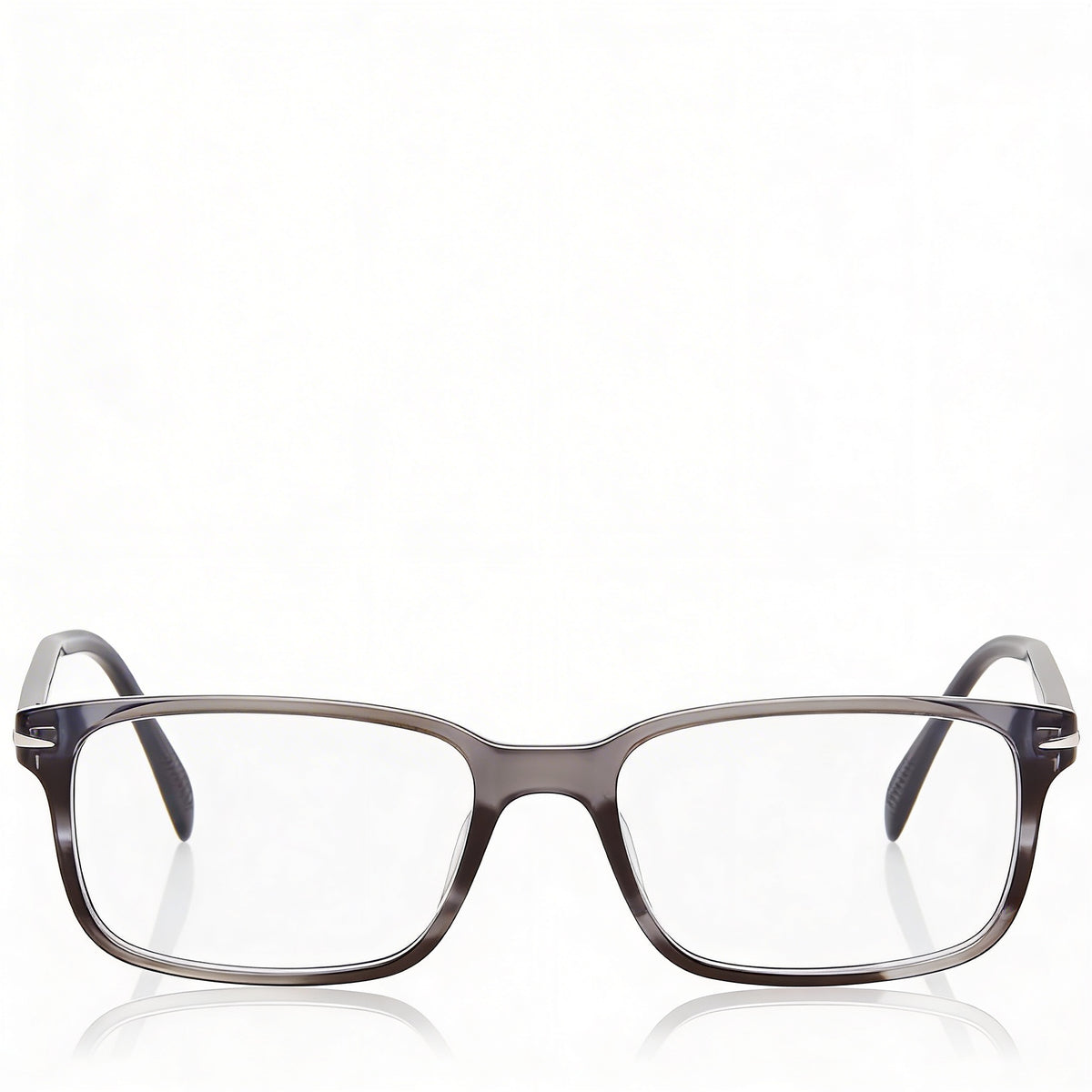 David Beckham Db 1065 Grey Horn Rectangle Eyeglasses for Men, 54mm, Photo 2