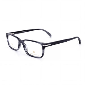 David Beckham Db 1065 Gray Rectangle Eyeglasses Unisex, Acetate frame