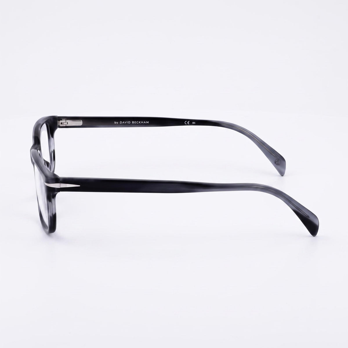 David Beckham Db 1065 Grey Horn Rectangle Eyeglasses Unisex, 56mm, Photo 3