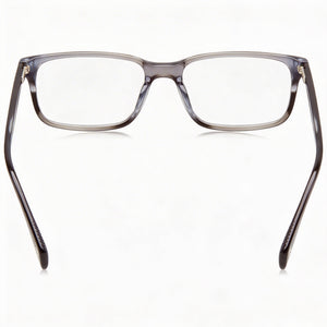 David Beckham Db 1065 Rectangle Eyeglasses Men — side view, Grey Horn Plastic temples