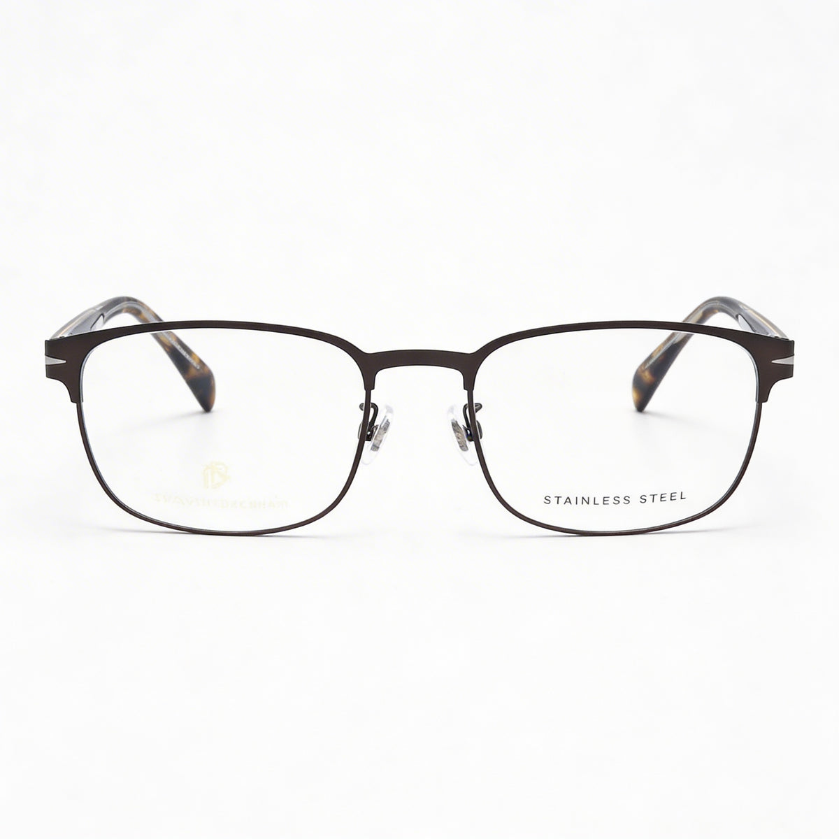 David Beckham Db 1066 Gray Rectangle Eyeglasses for Men, 56mm, Photo 2
