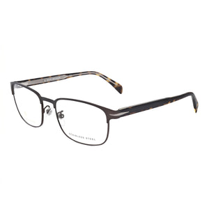 David Beckham Db 1066 Gray Rectangle Eyeglasses for Men, Alloy Steel frame