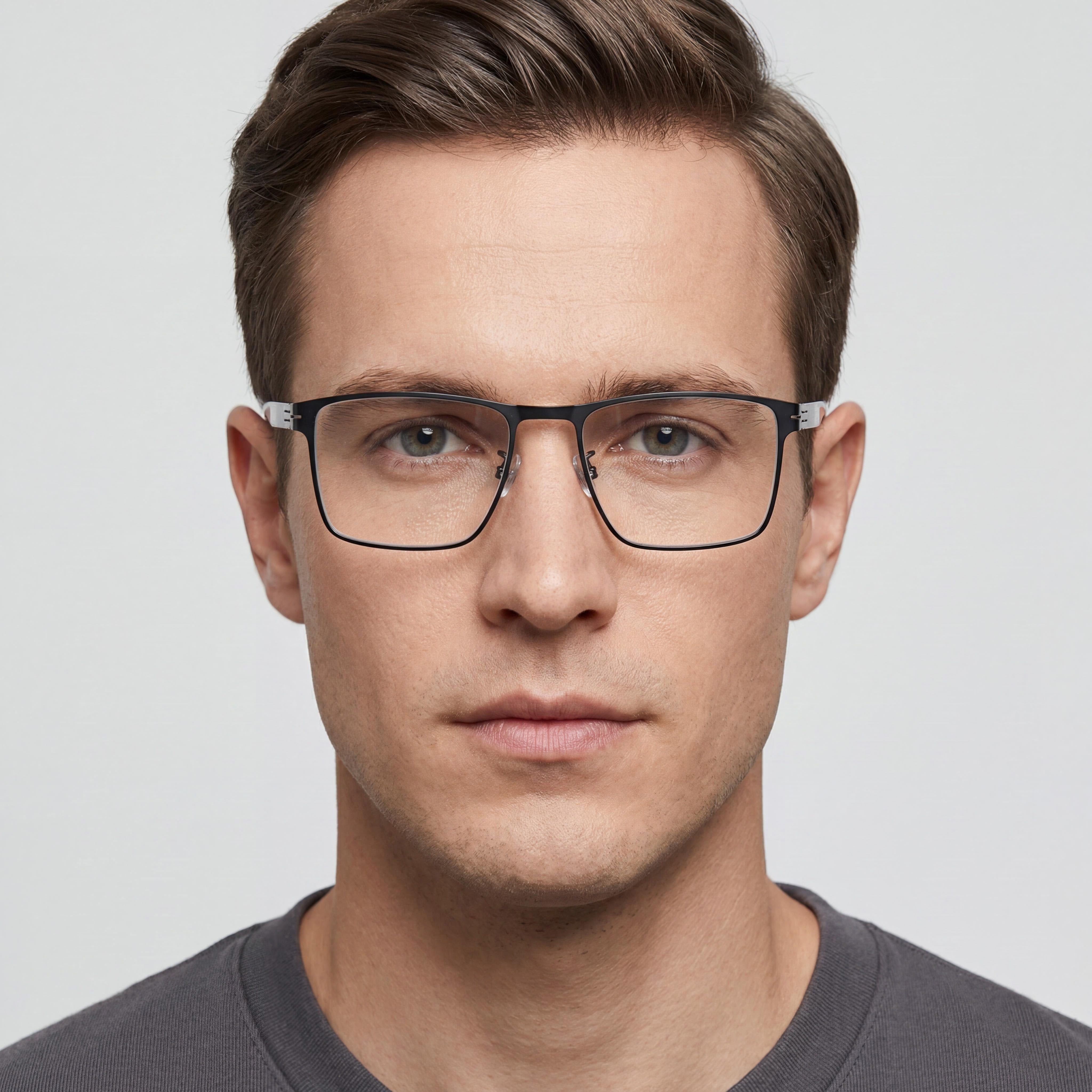 Gafas Unisex David Beckham DB 1067 Negras Rectangulares, Photo 3