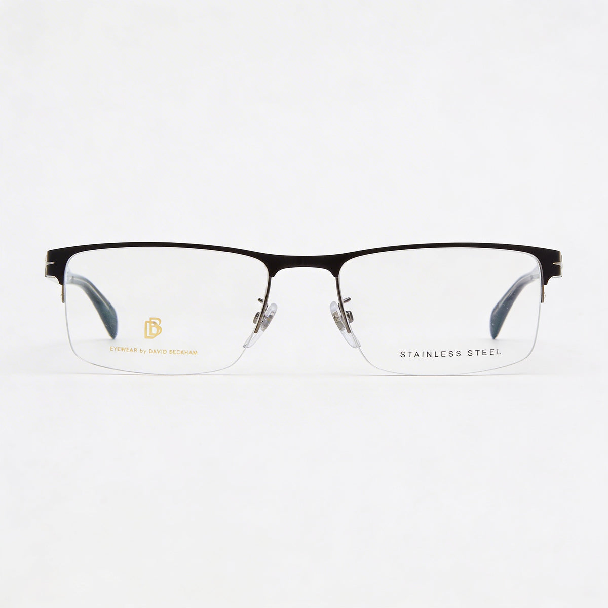 David Beckham Db 1068 Matte Black Ruthenium Eyeglasses for Men, 58mm, Photo 2