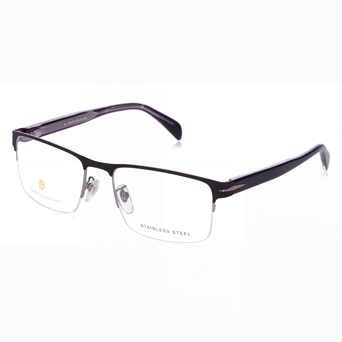 David Beckham Db 1068 Matte Black Ruthenium Eyeglasses for Men, 58mm, Photo 1