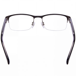 David Beckham DB 1068 Rectangle Eyeglasses Unisex — side view, Blue Alloy Steel temples