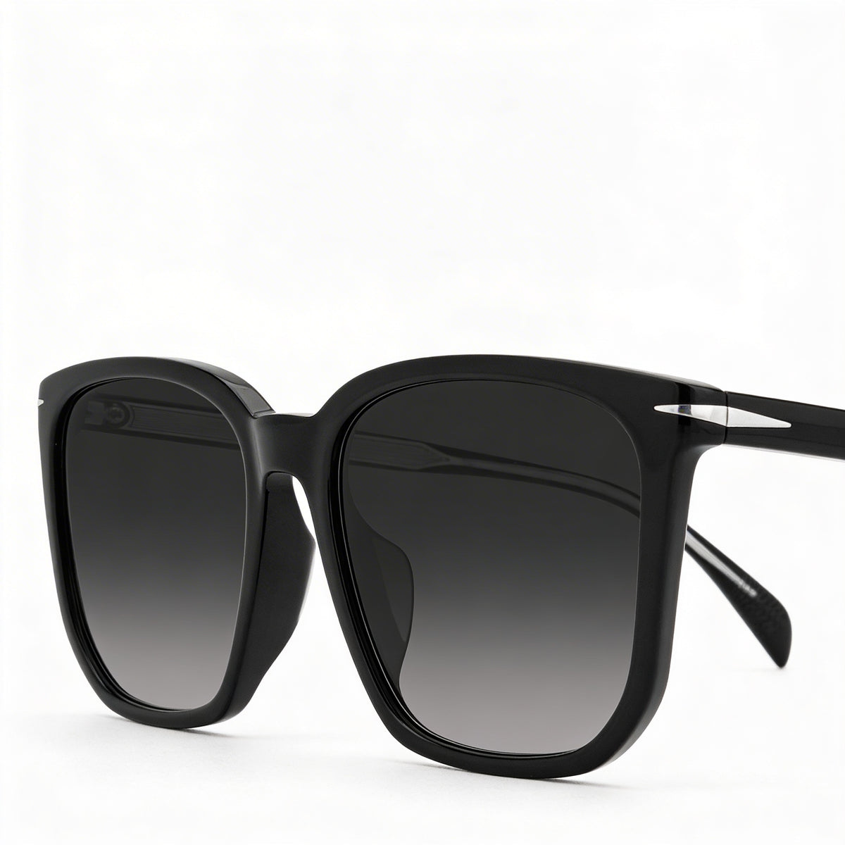 Gafas de sol rectangulares para hombre David Beckham Db 1071/F/S en negro, 57mm, Photo 3