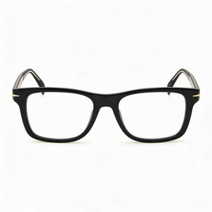 David Beckham DB 1073/BB Rectangle Eyeglasses for Men — front view, Acetate