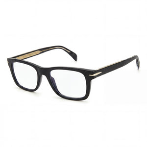 David Beckham DB 1073/BB Black Rectangle Eyeglasses for Men, Acetate frame
