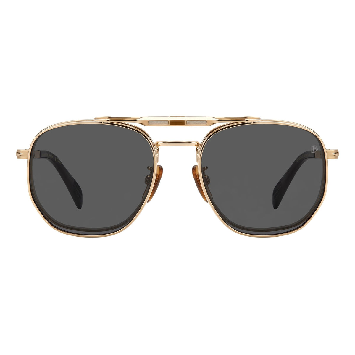 David Beckham Db 1082/G/Cs Gold Black Aviator Sunglasses for Men, 52mm, Photo 2