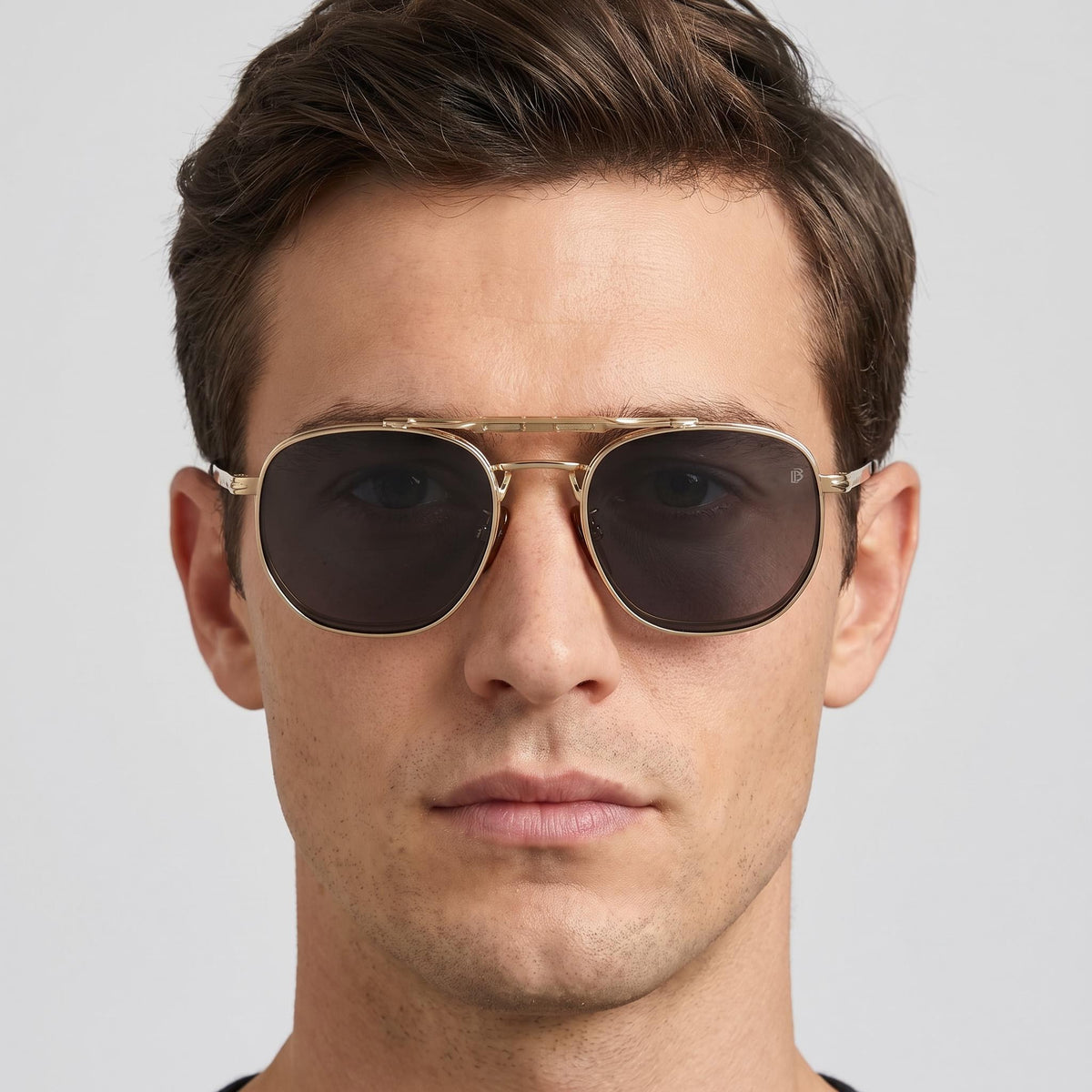 David Beckham Db 1082/G/Cs Gold Black Aviator Sunglasses for Men, 52mm, Photo 5