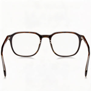 David Beckham Db 1084 Rectangle Eyeglasses Men — side view, Black Plastic temples