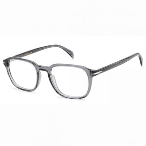 David Beckham Db 1084 Gray Rectangle Eyeglasses for Men, Plastic frame