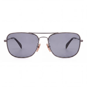 David Beckham DB 1093/S Aviator Sunglasses Unisex — front view, Stainless Steel frame