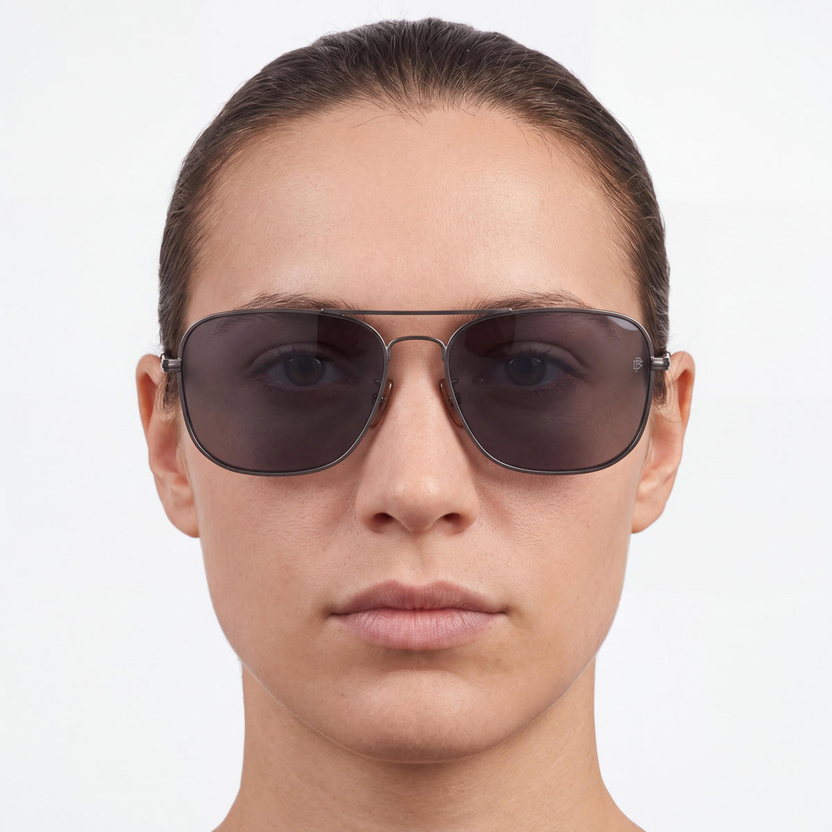 David Beckham DB 1093/S Silver Aviator Sunglasses Unisex, 59mm, Photo 3