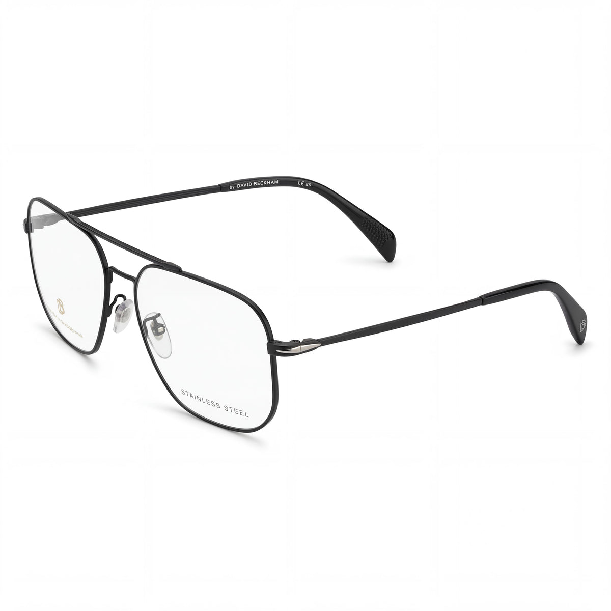 Gafas graduadas cuadradas para hombre David Beckham DB 1096 negro mate, 57 mm, Photo 1
