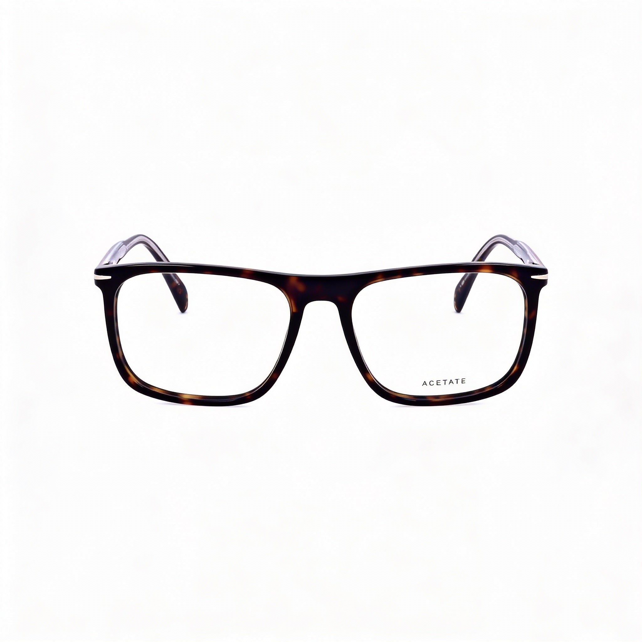 David Beckham DB 1108 Gafas Rectangulares Unisex Havana, Acetato 55mm, Photo 2