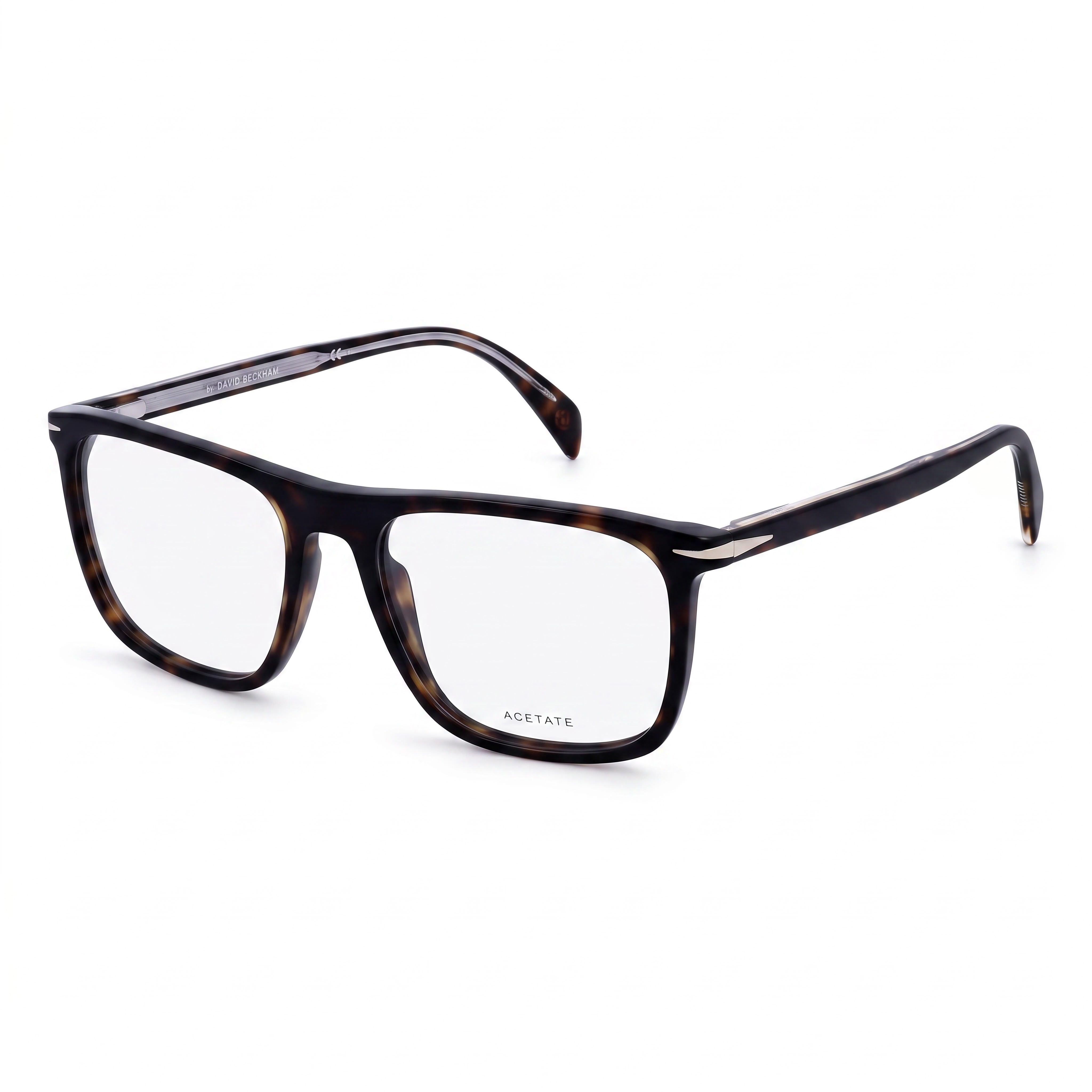 David Beckham DB 1108 Gafas Rectangulares Unisex Havana, Acetato 55mm, Photo 1