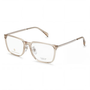 David Beckham DB 1110/G Beige Rectangle Eyeglasses Unisex, Magnesium frame