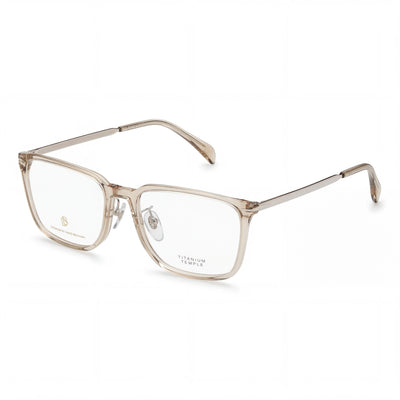 David Beckham DB 1110/G Beige Rectangle Eyeglasses Unisex, Magnesium frame
