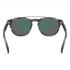 David Beckham Db 1117/Cs Aviator Sunglasses Men — side view, Clear Demo Green lens