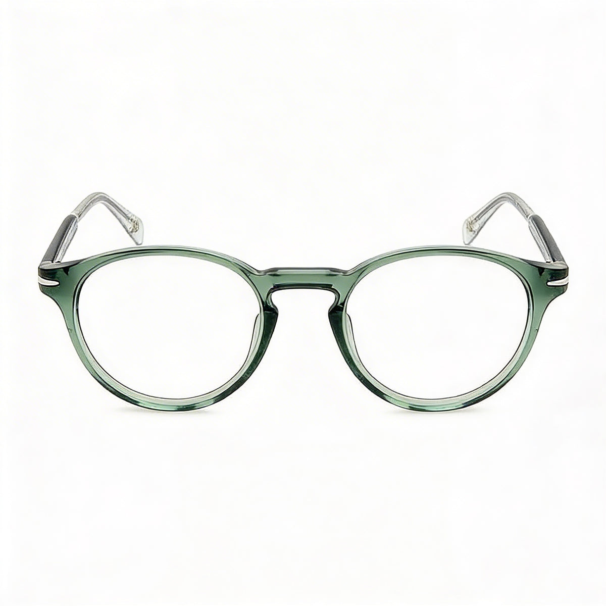 David Beckham DB 1122 Transparent Green Eyeglasses for Men, 48mm, Photo 2
