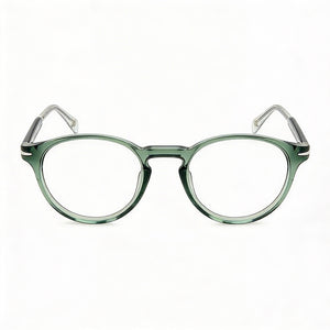 David Beckham DB 1122 Round Eyeglasses for Men — front view, Acetate