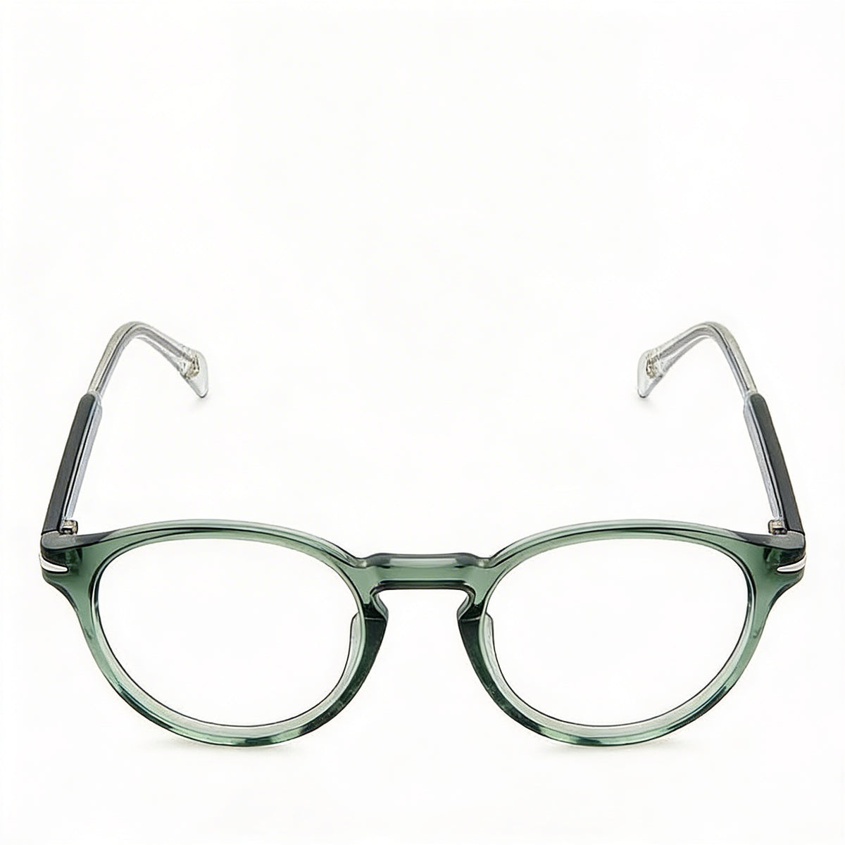 David Beckham DB 1122 Transparent Green Eyeglasses for Men, 48mm, Photo 3