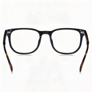 David Beckham Db 1123 Square Eyeglasses Men — side view, Black Plastic temples