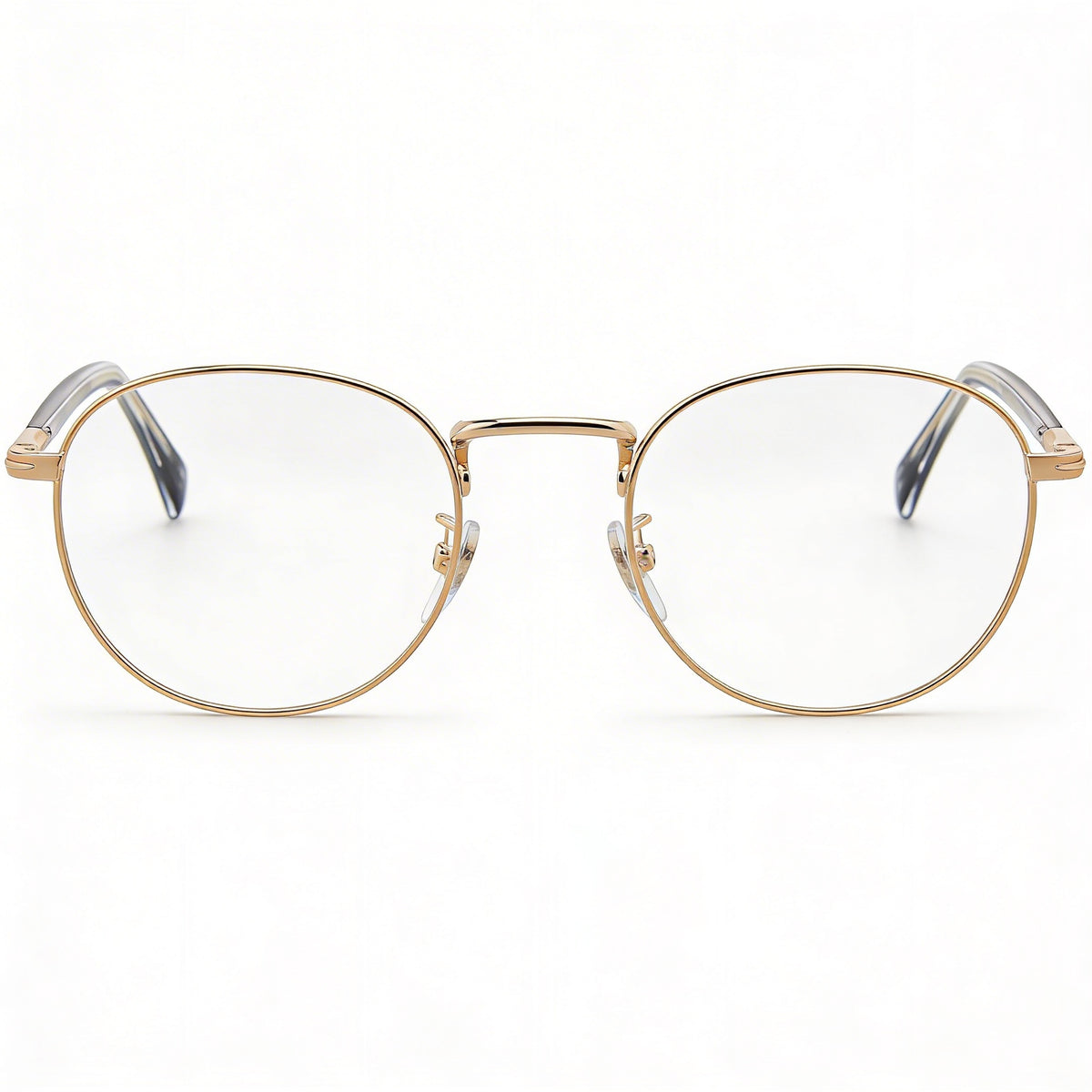 David Beckham Db 1127 Gold Black Round Eyeglasses for Men, 51mm, Photo 2