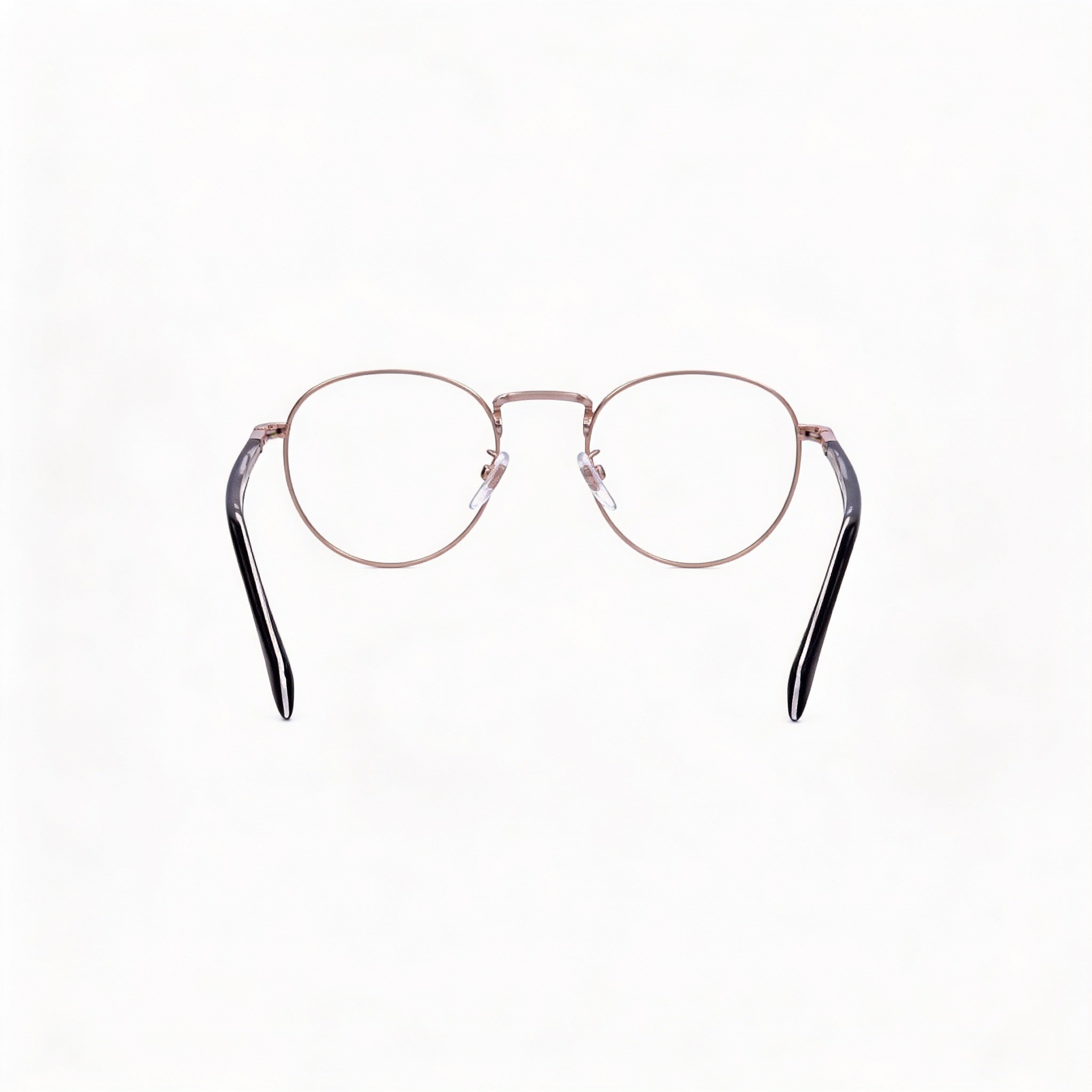 David Beckham DB 1127 Gold Black Round Eyeglasses Unisex, 49mm, Photo 2