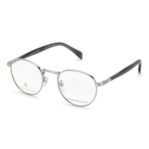 David Beckham DB 1127 Silver Round Eyeglasses for Men, Alloy Steel frame