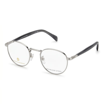 David Beckham DB 1127 Silver Round Eyeglasses for Men, Alloy Steel frame