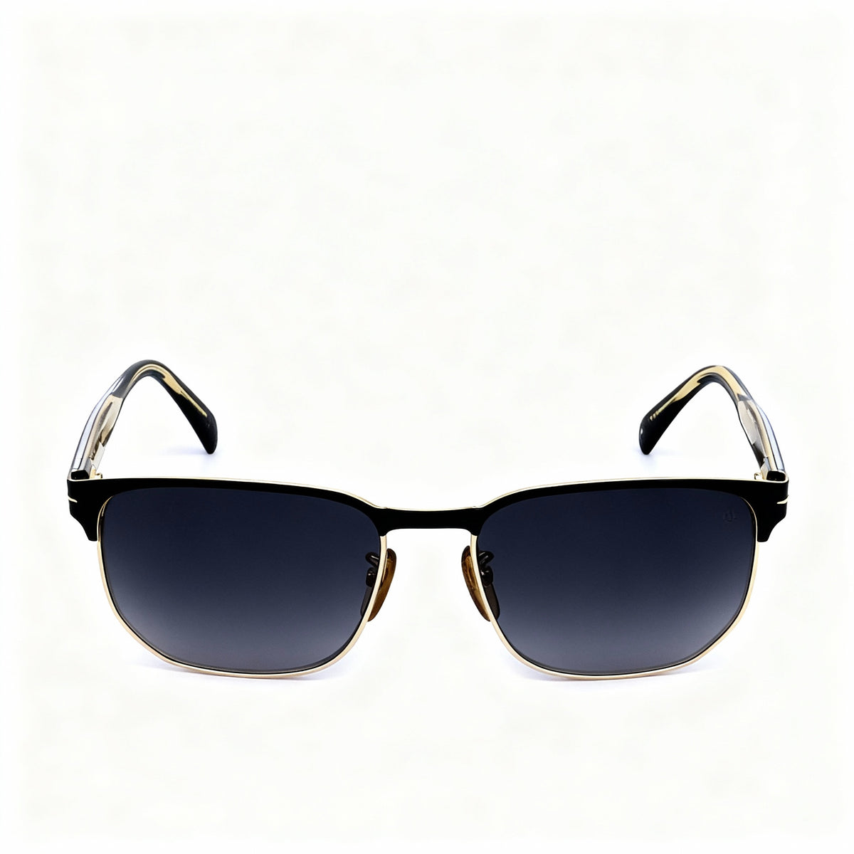 David Beckham DB 1131/S Black Gold Square Sunglasses for Men, 59mm, Photo 2