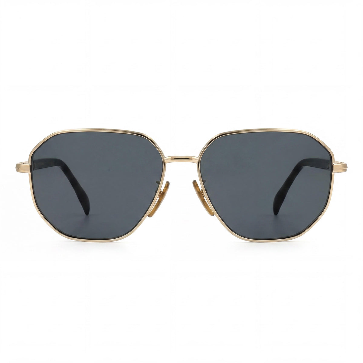 David Beckham Db 1132/F/S Gold Black Aviator Sunglasses Unisex, 60mm, Photo 2
