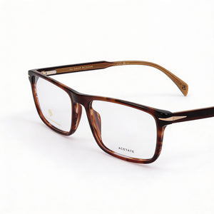 David Beckham DB 1135 Rectangle Eyeglasses for Men — front view, Acetate