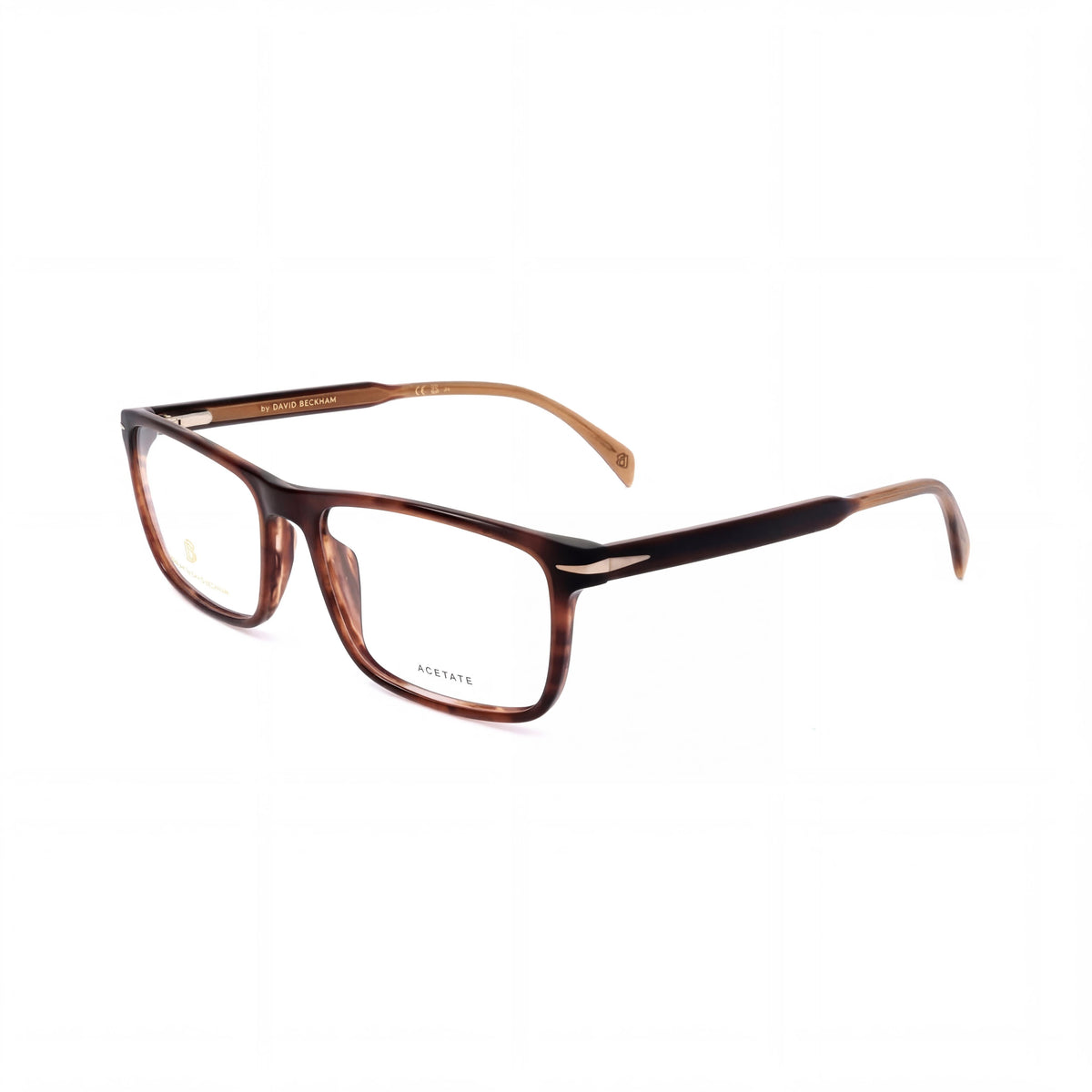 David Beckham DB 1135 Brown Horn Eyeglasses for Men, 58mm, Photo 1