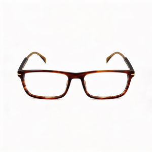 David Beckham DB 1135 Rectangle Eyeglasses for Men — front view, Acetate
