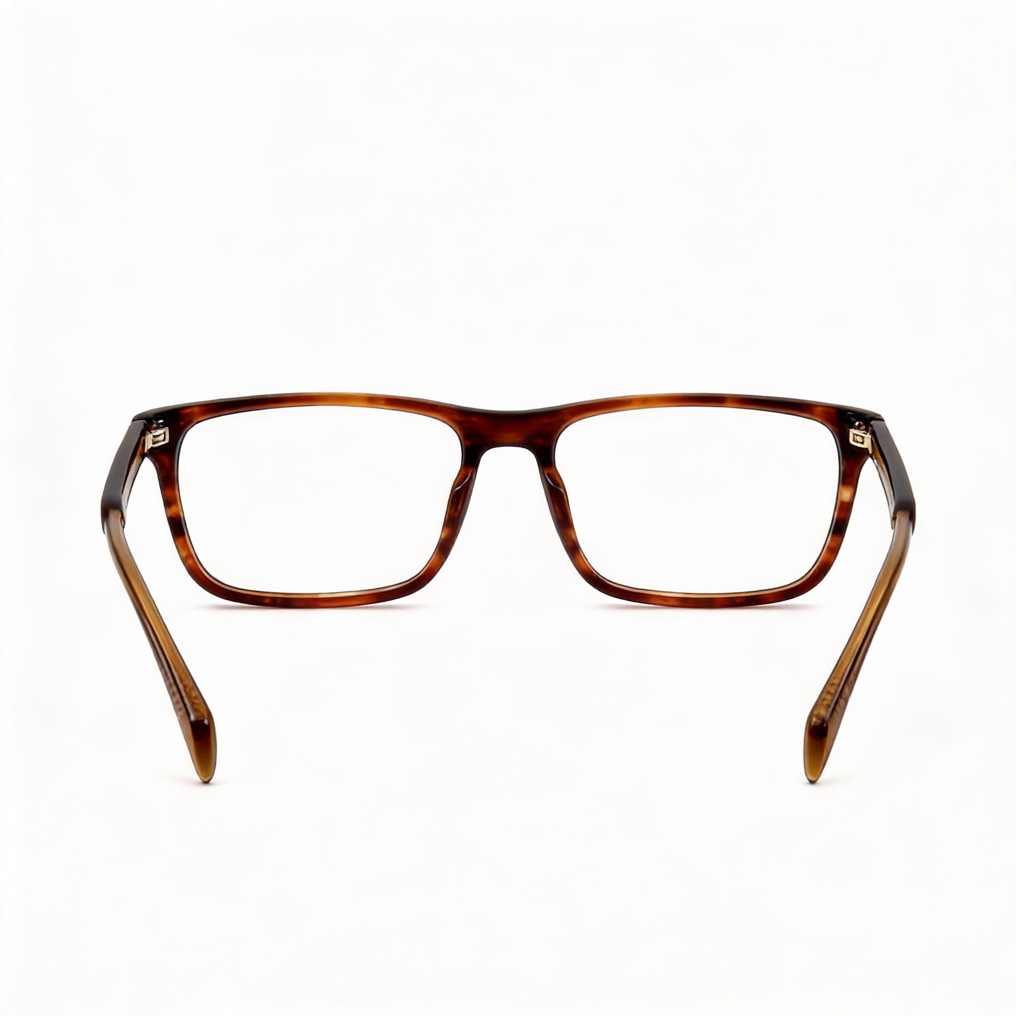 Gafas de hombre David Beckham DB 1135 de acetato marrón, rectangulares, 55mm, Photo 3