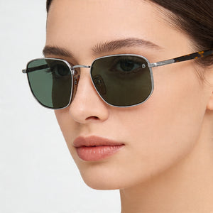 David Beckham Db 1143/S Square Sunglasses Women — side view, Polycarbonate Clear lens