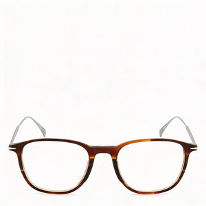 David Beckham DB 1148 Square Eyeglasses for Men — front view, Light Acetate