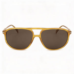 David Beckham DB 1159/S Aviator Sunglasses for Men — front view, ACETATE LIGHT frame