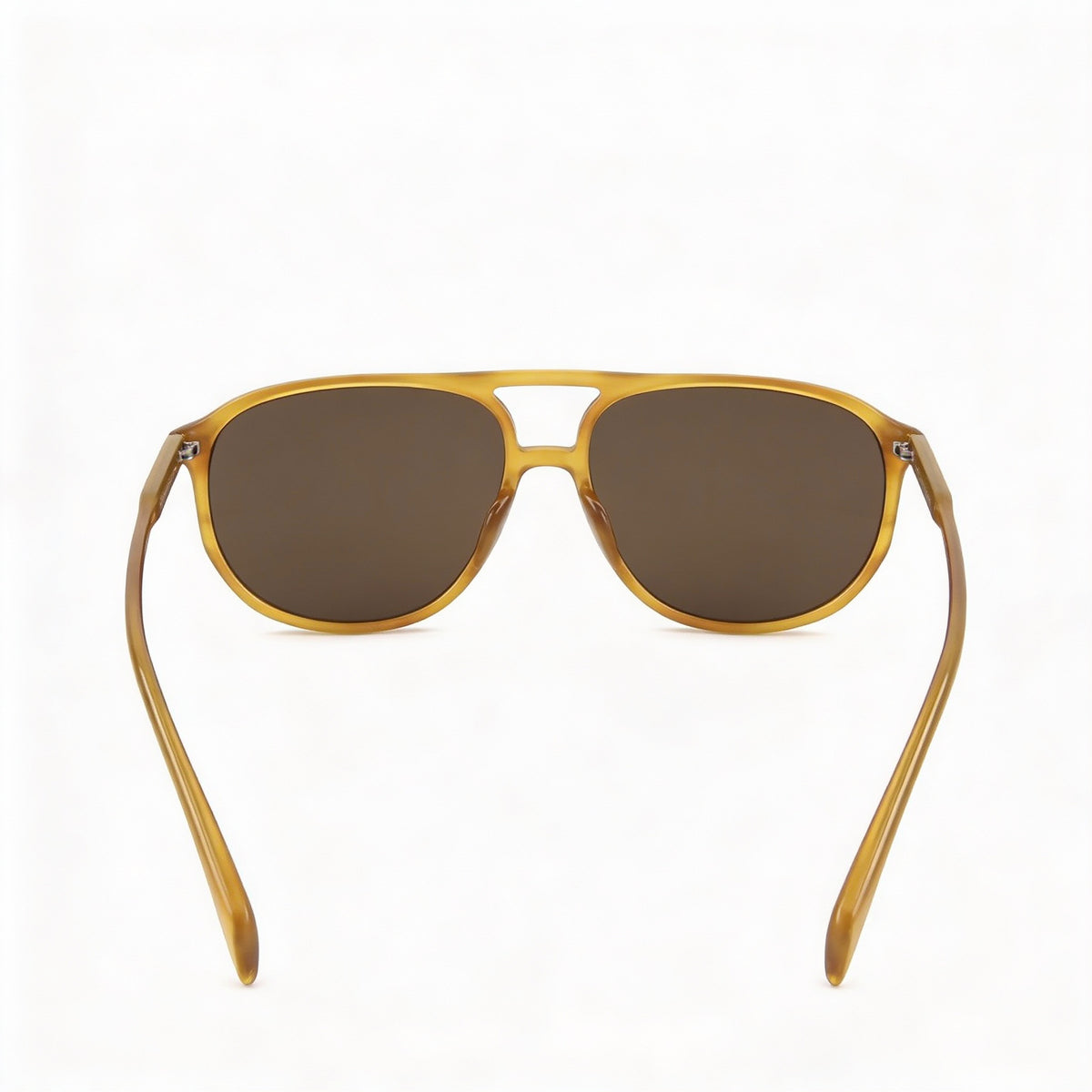 David Beckham DB 1159/S Yellow Horn Aviator Sunglasses for Men, 58mm, Photo 3