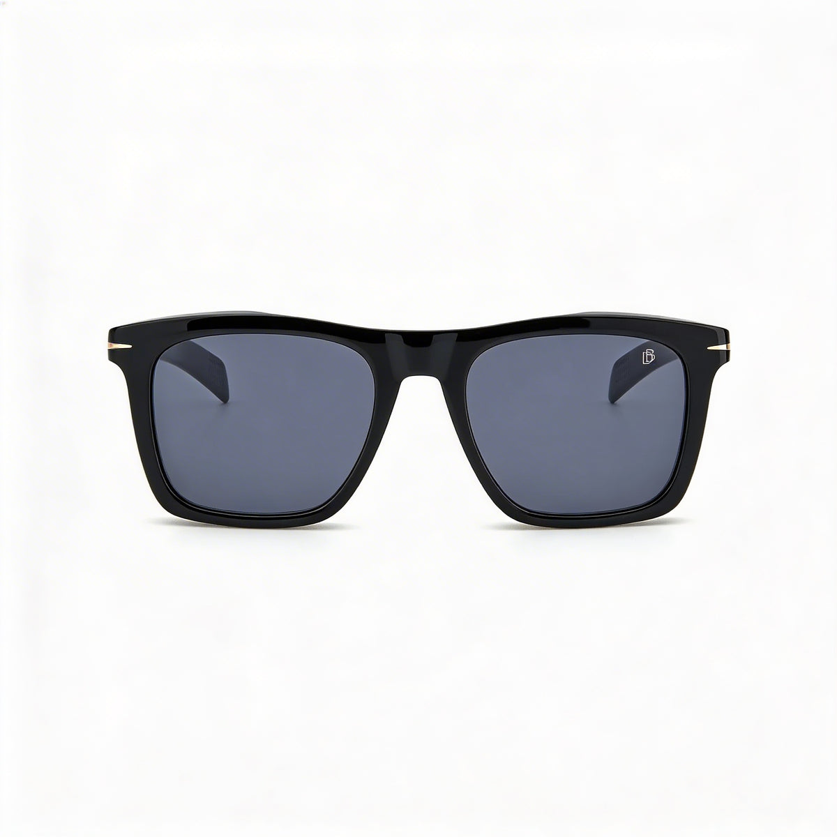David Beckham DB 7000/S Black and Gold Sunglasses for Men, 51mm, Photo 2