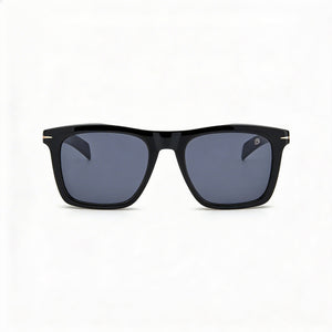David Beckham DB 7000/S Rectangle Sunglasses for Men — front view, Acetate frame